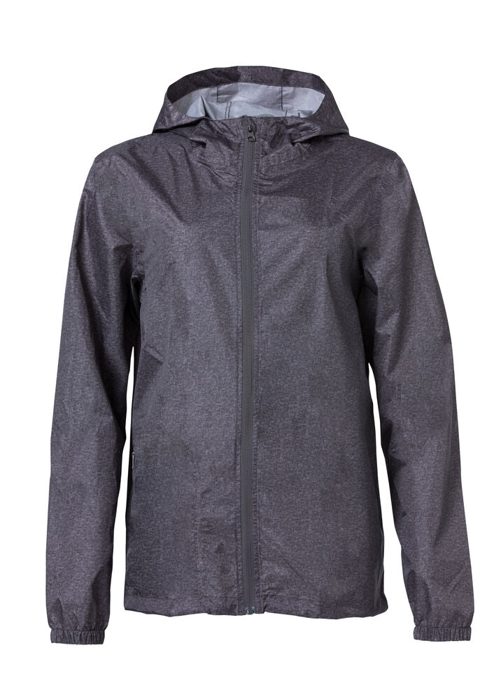 Clique Basic Rain Jacket antraciet melange