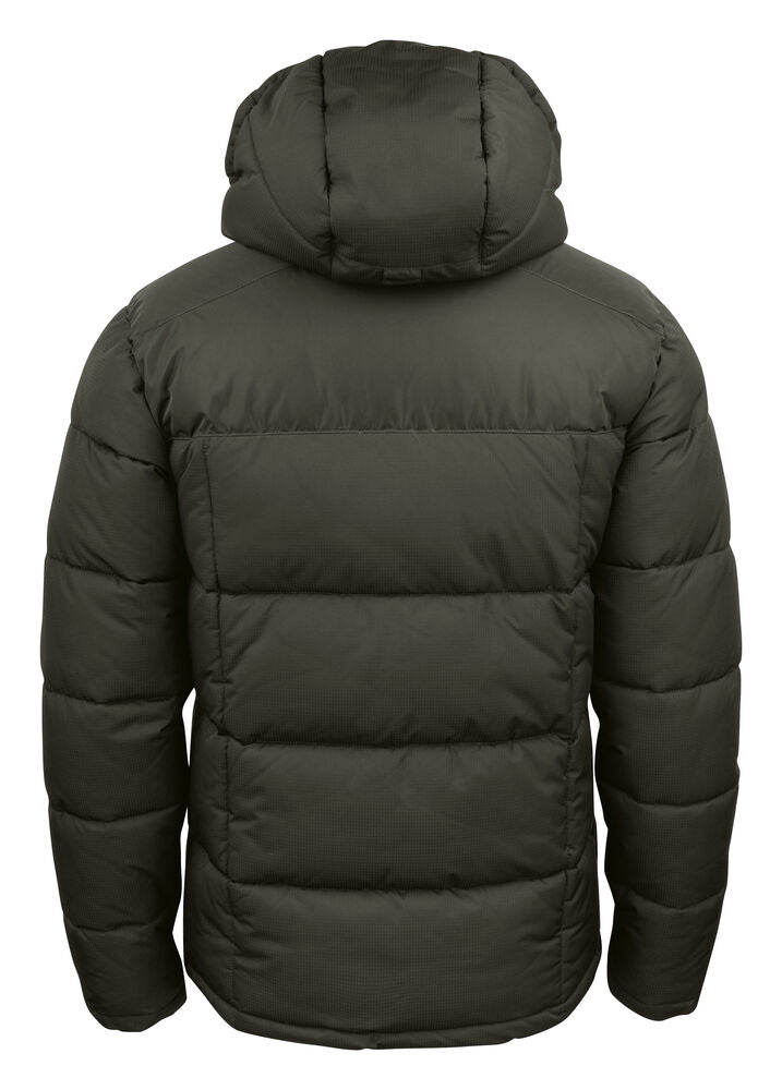 Clique Colorado Jacket Heren donkergrijs achterkant