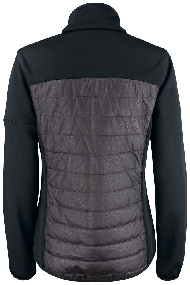 Clique Custer Jacket Dames zwart achterkant