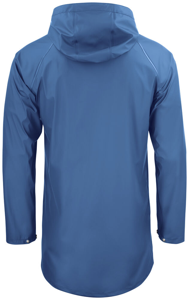 Clique Classic Rain Jacket kobalt achterkant