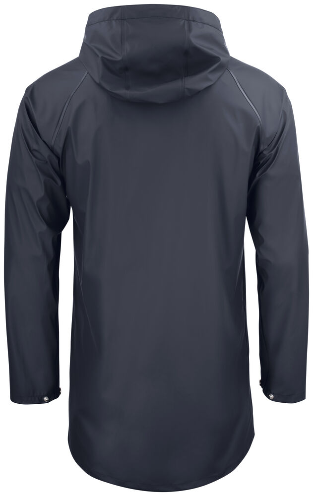 Clique Classic Rain Jacket dark navy achterkant