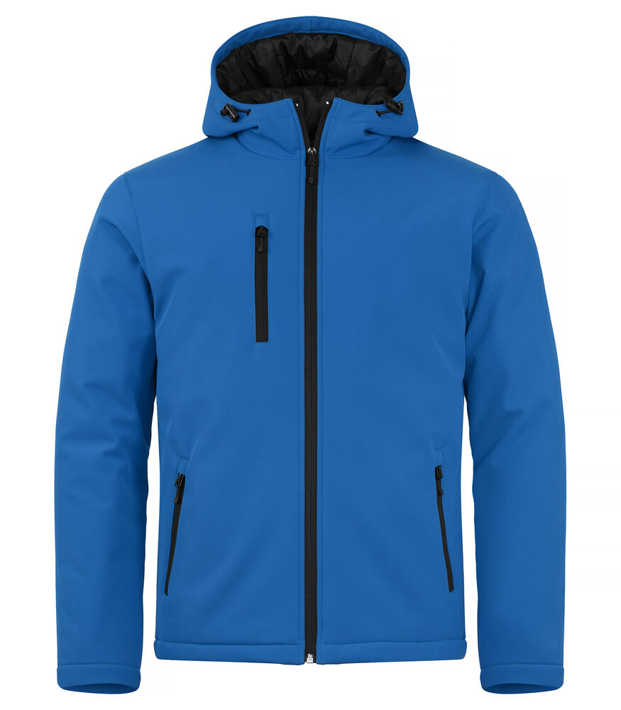 Clique Padded Hoody Softshell Jacket Heren kobalt