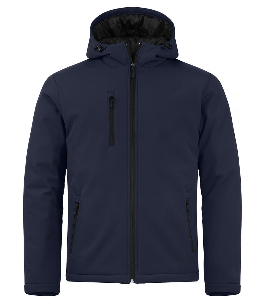Clique Padded Hoody Softshell Jacket Heren dark navy