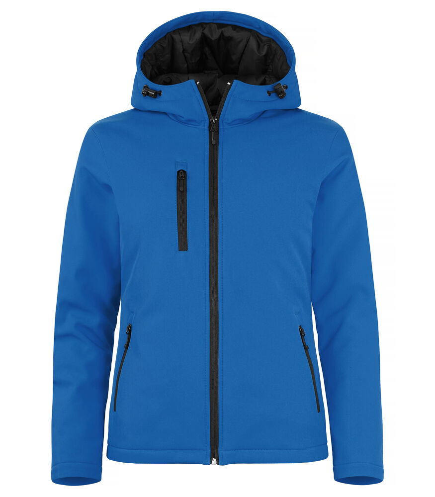 Clique Padded Hoody Softshell Jacket Dames kobalt