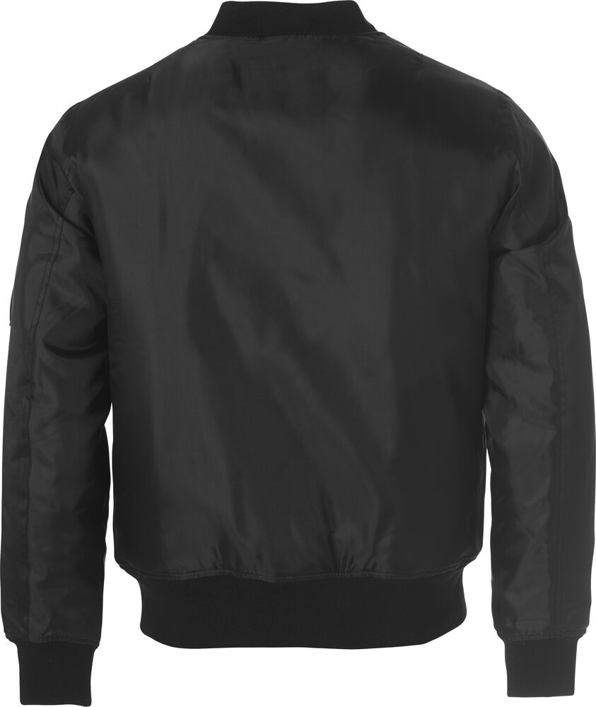 Clique Bomber Jacket zwart achterkant