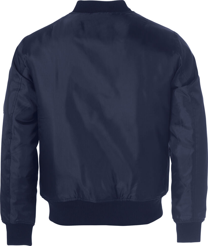 Clique Bomber Jacket dark navy achterkant