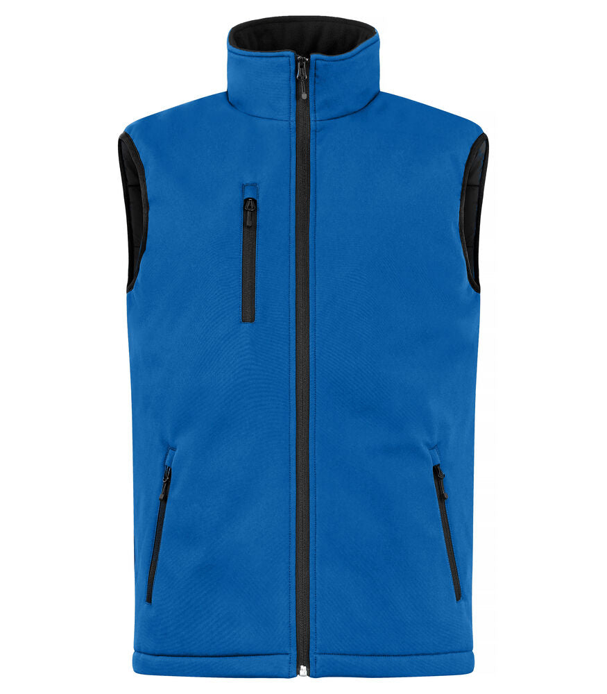 Clique Padded Softshell Vest Heren kobalt