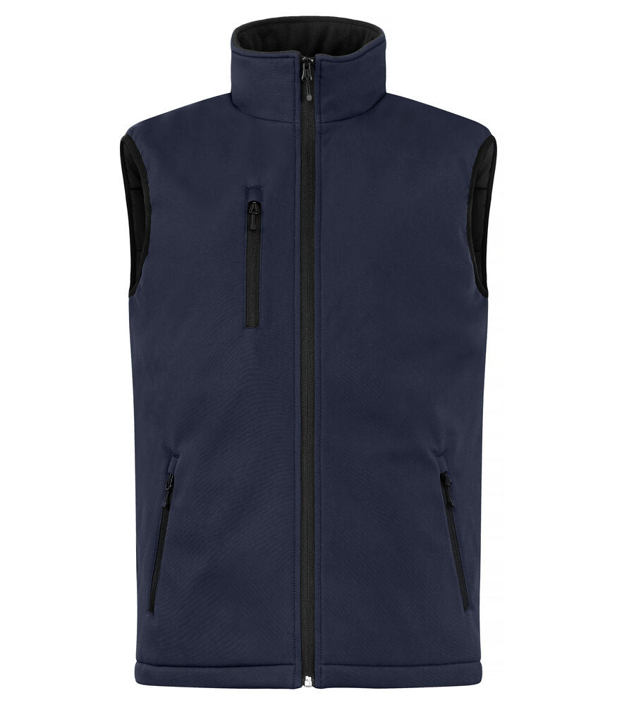 Clique Padded Softshell Vest Heren dark navy