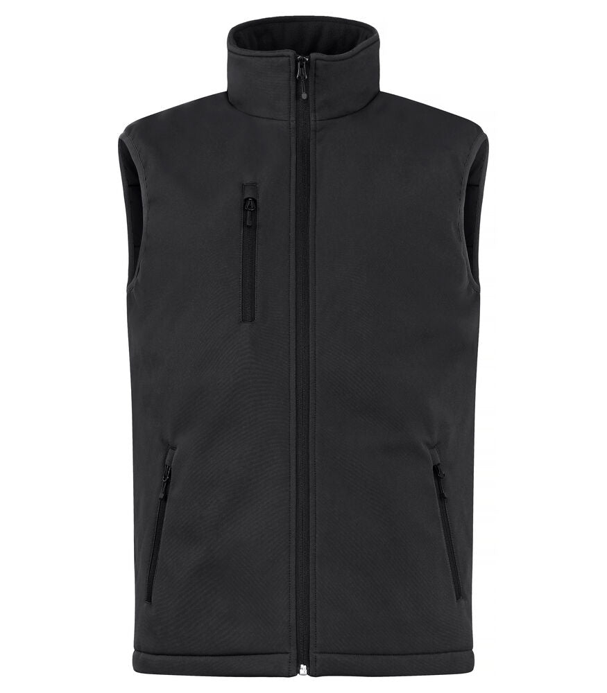 Clique Padded Softshell Vest Heren zwart
