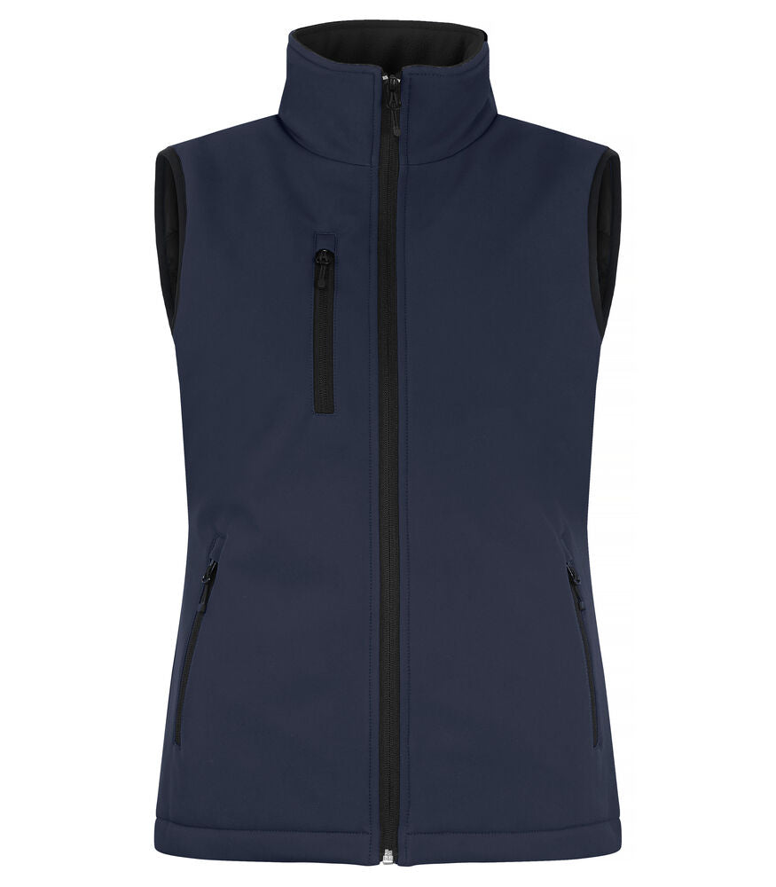 Clique Padded Softshell Vest Dames dark navy