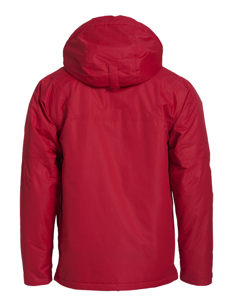 Clique Kingslake Jacket Heren rood achterkant