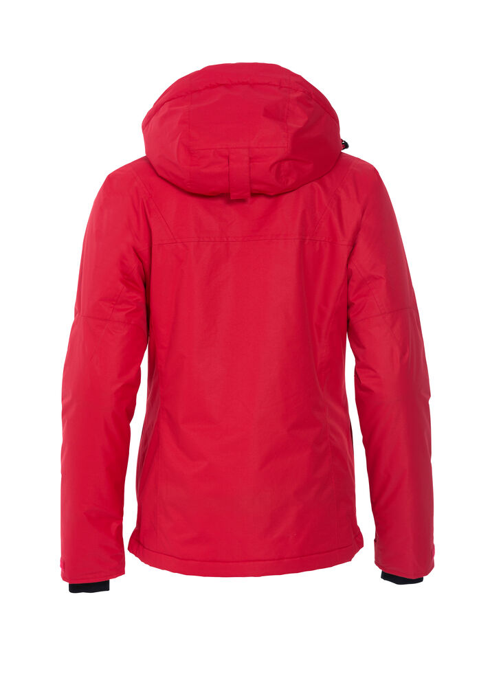 Clique Kingslake Jacket Dames rood achterkant