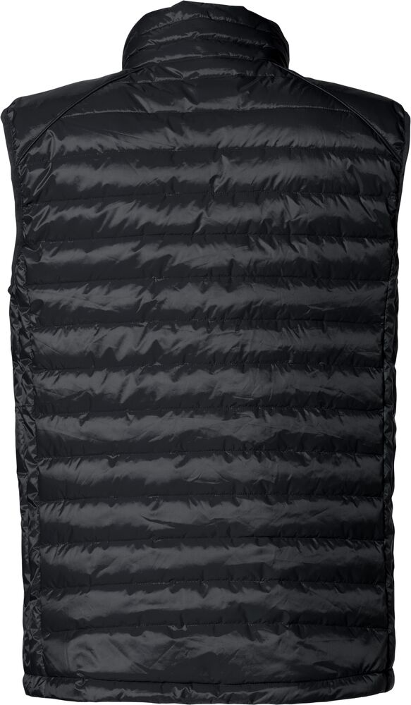 Clique Hudson Vest Heren zwart achterkant