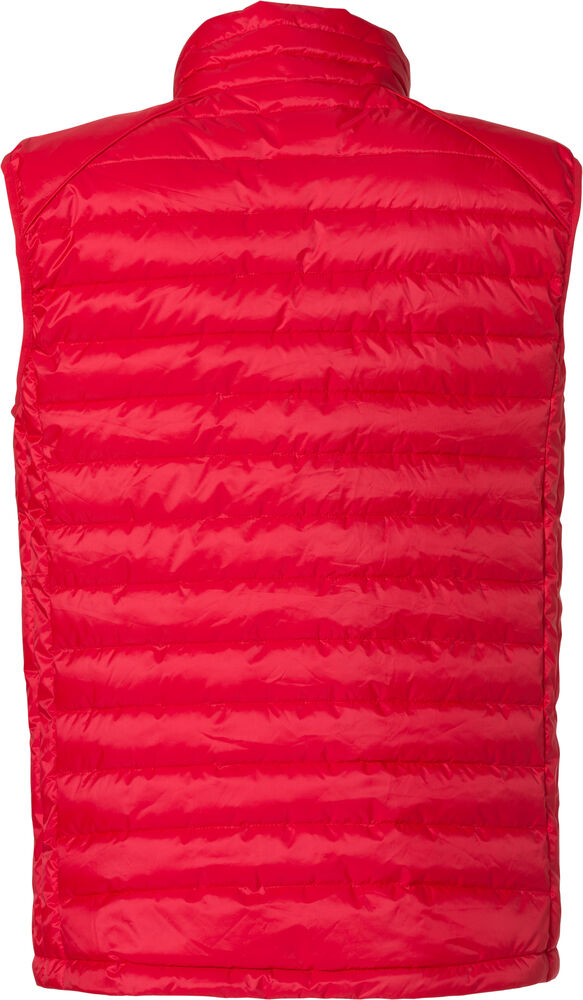Clique Hudson Vest Heren rood achterkant