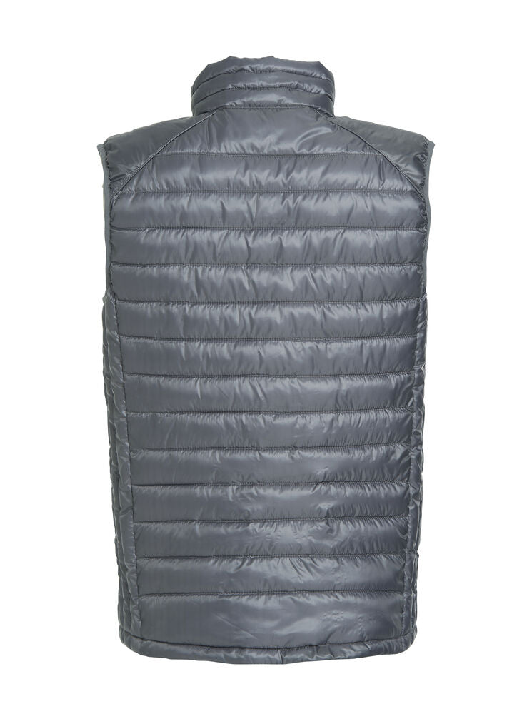 Clique Hudson Vest Heren grijs achterkant
