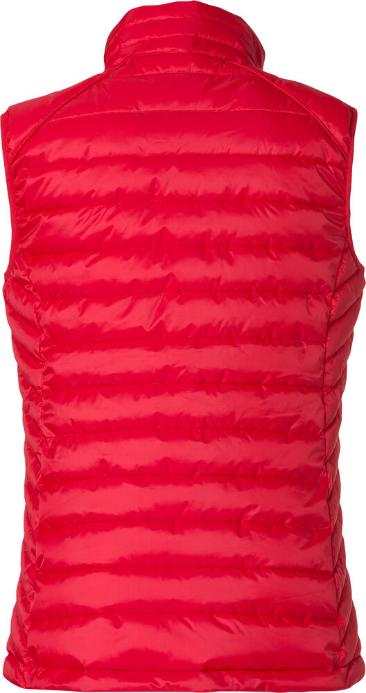 Clique Hudson Vest Dames rood achterkant