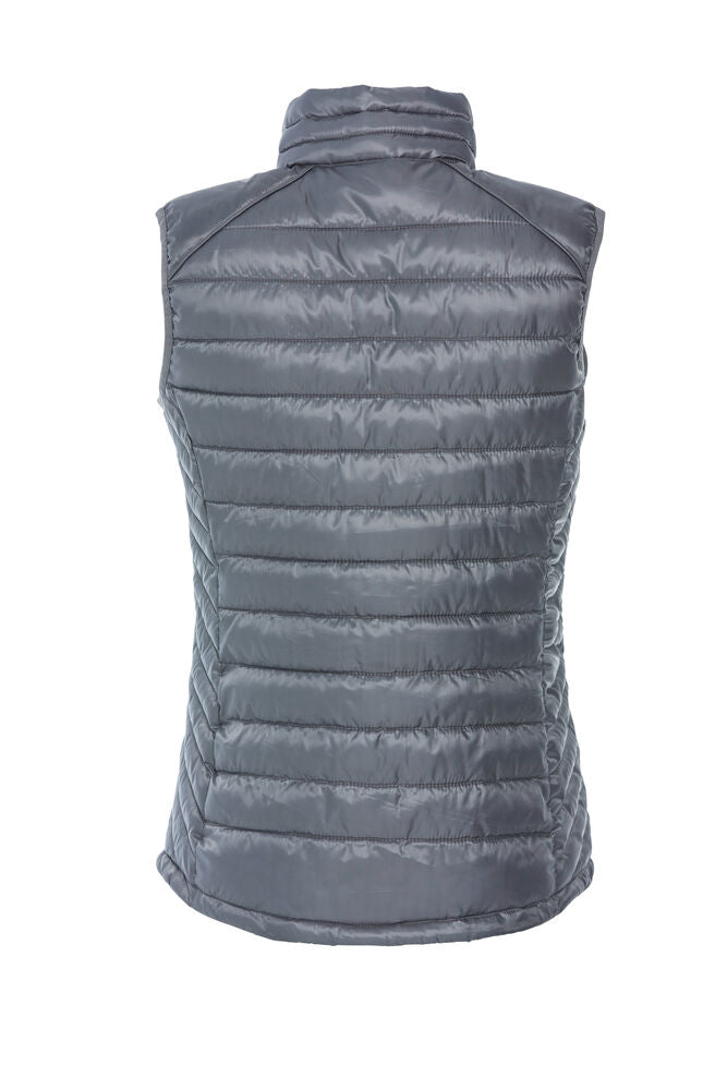 Clique Hudson Vest Dames grijs achterkant