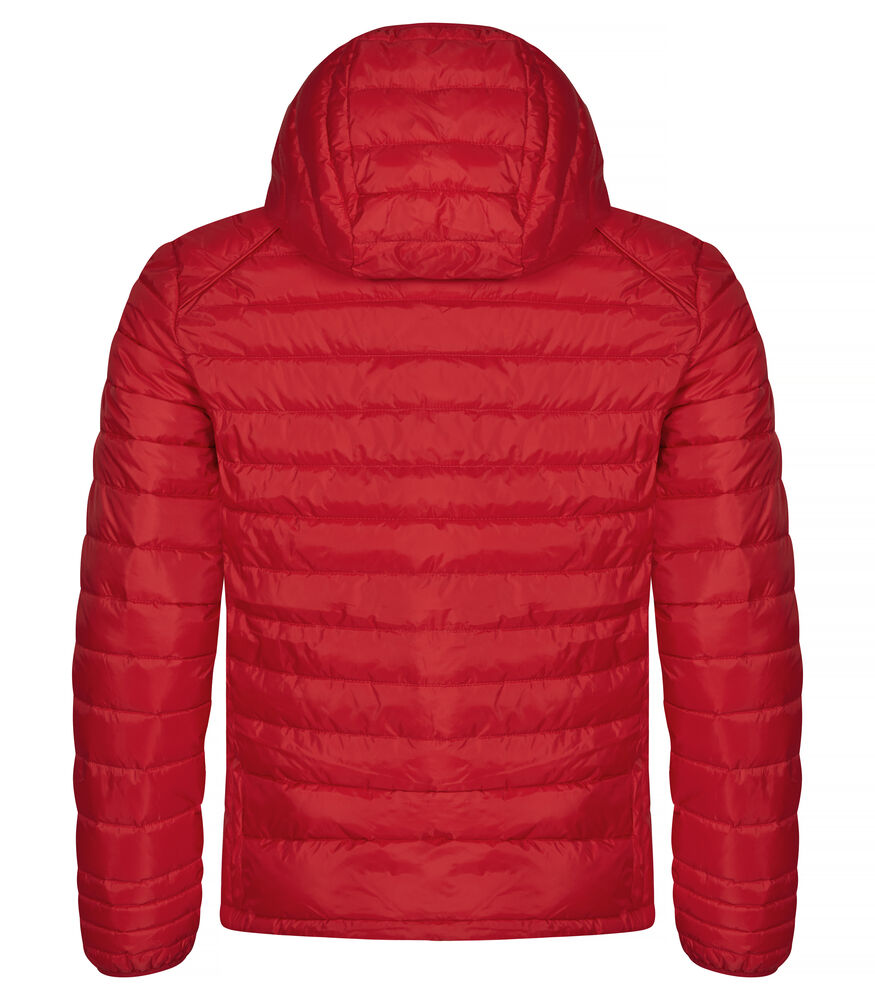 Clique Hudson Jacket Heren rood achterkant