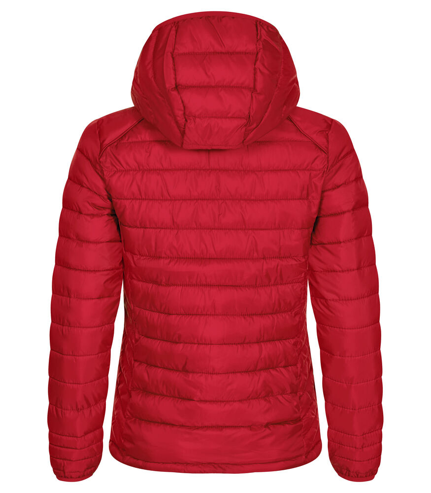 Clique Hudson Jacket Dames rood achterkant