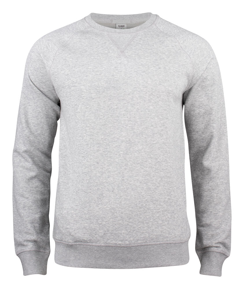 Clique Premium OC Roundneck Heren grijsmelange