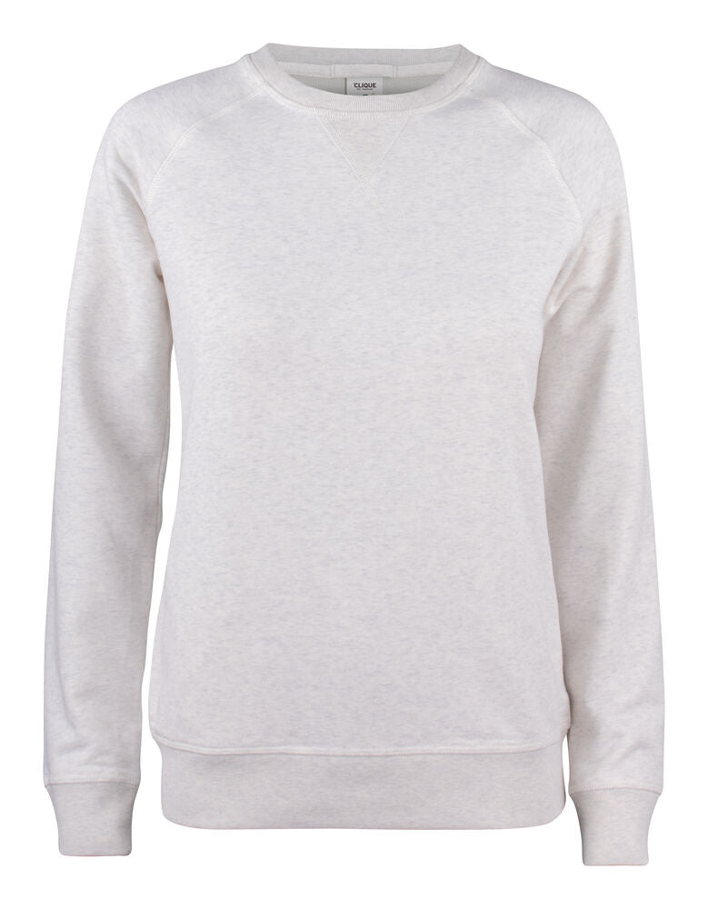 Clique Premium OC Roundneck Dames nature melange