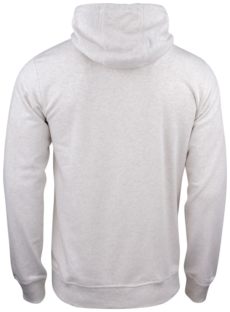 Clique Premium OC Hoody Heren nature melange achterkant