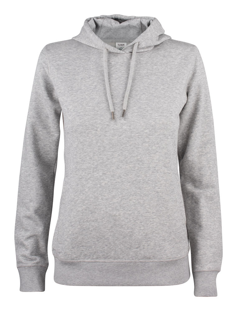 Clique Premium OC Hoody Dames grijsmelange