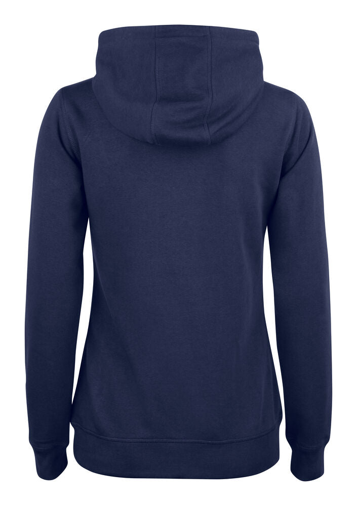 Clique Premium OC Hoody Dames dark navy achterkant