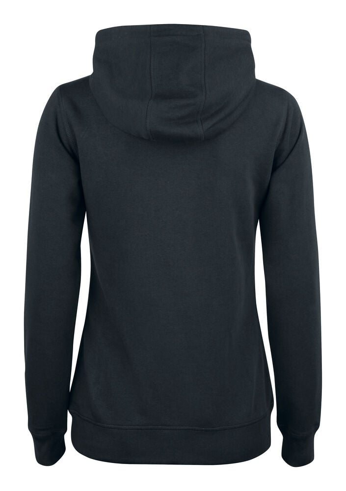 Clique Premium OC Hoody Dames zwart achterkant