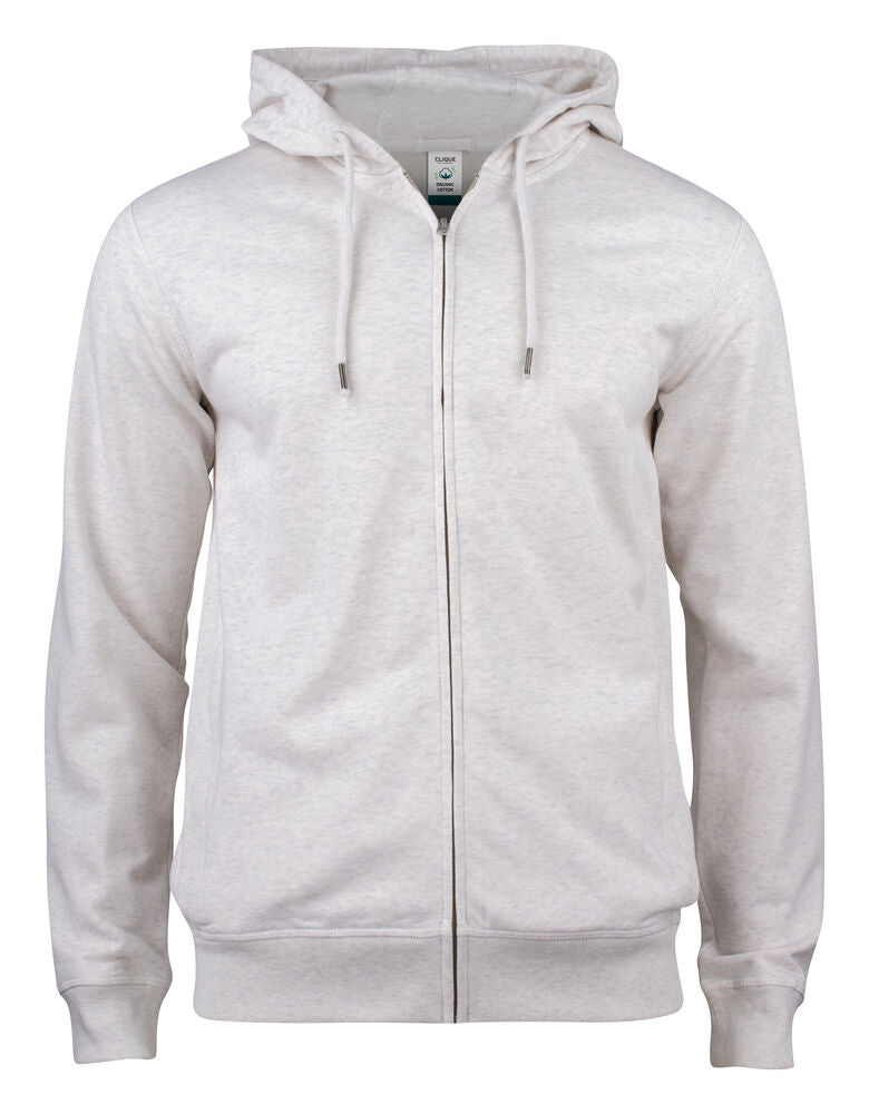 Clique Premium OC Hoody FZ Heren nature melange
