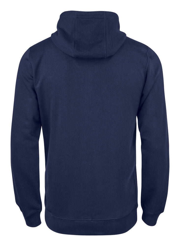 Clique Premium OC Hoody FZ Heren dark navy achterkant