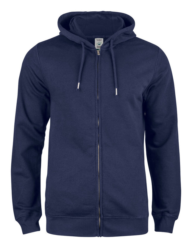 Clique Premium OC Hoody FZ Heren dark navy