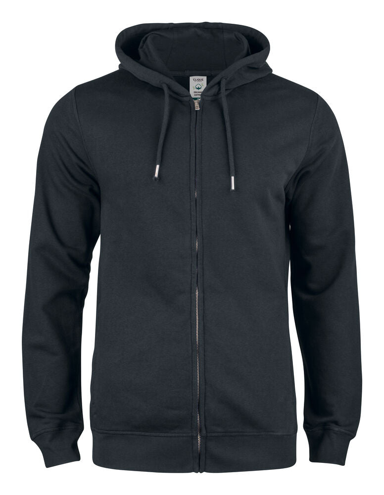 Clique Premium OC Hoody FZ Heren zwart