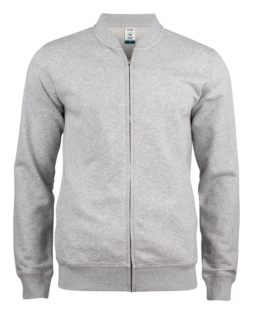 Clique Premium OC Cardigan Heren grijsmelange