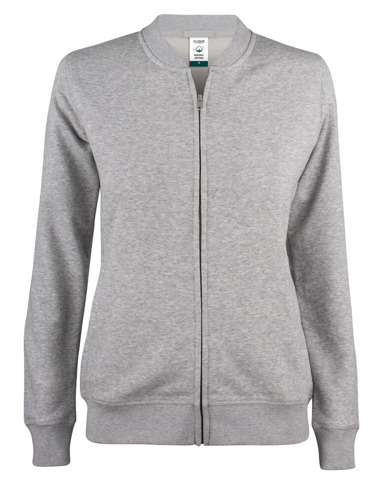 Clique Premium OC Cardigan Dames grijsmelange