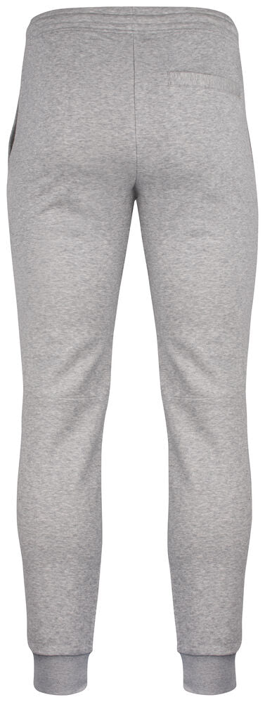 Clique Premium OC Pants Heren grijsmelange achterkant