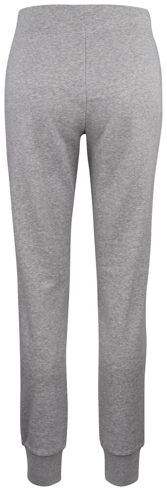 Clique Premium OC Pants Dames grijsmelange achterkant