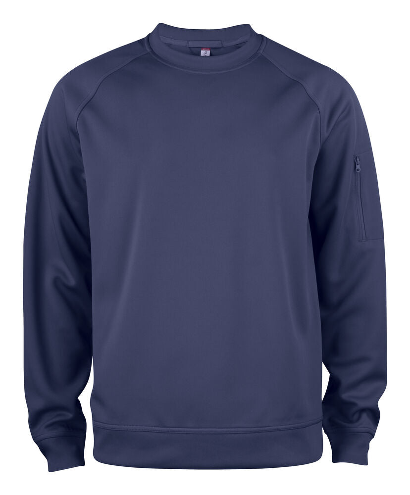 Clique Basic Active Roundneck dark navy