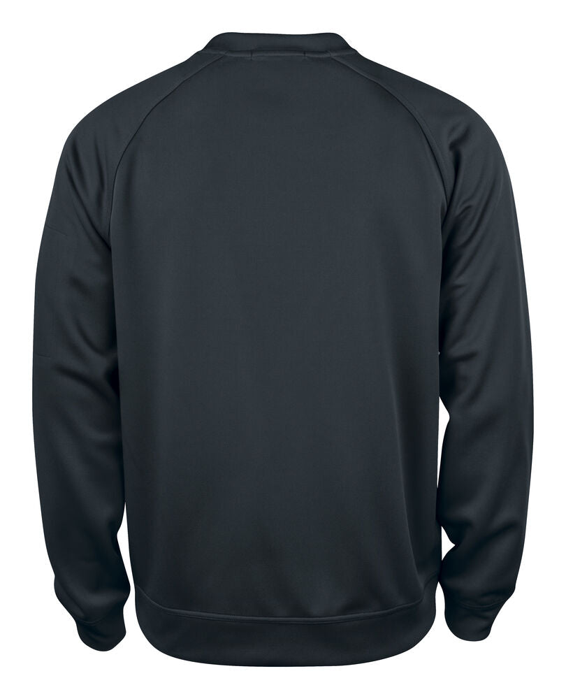 Clique Basic Active Roundneck zwart achterkant