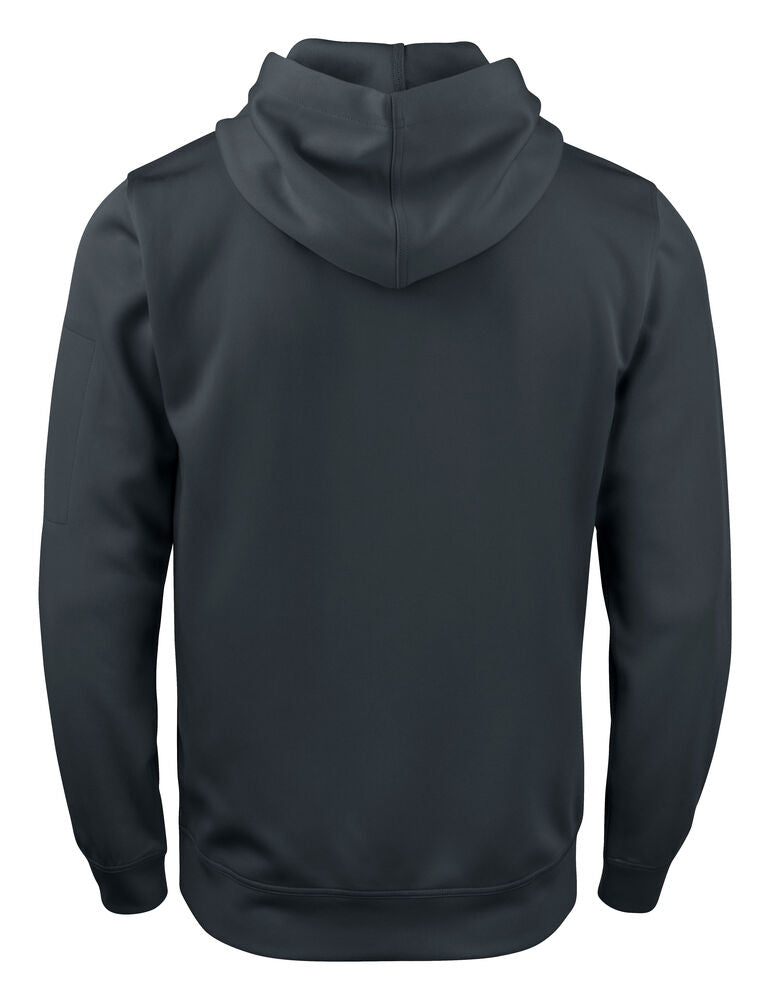 Clique Basic Active Hoody zwart achterkant