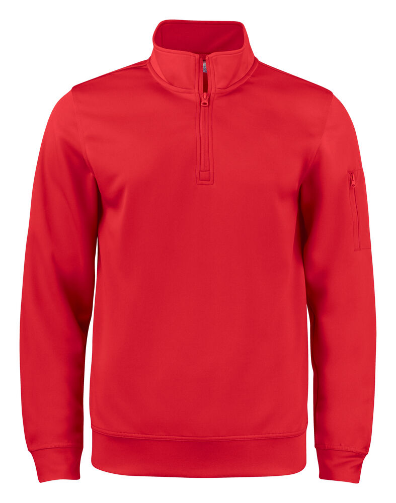 Clique Basic Active Half Zip rood