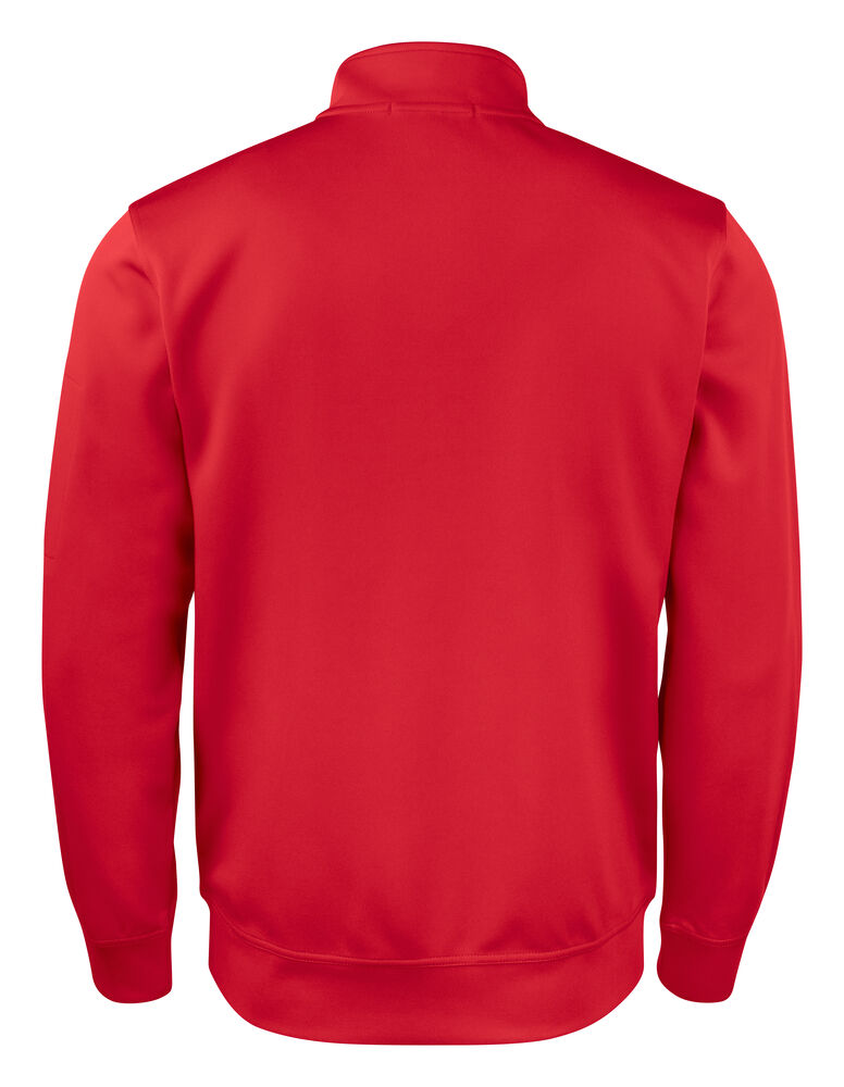 Clique Basic Active Cardigan rood achterkant