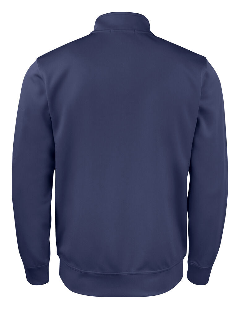 Clique Basic Active Cardigan dark navy achterkant