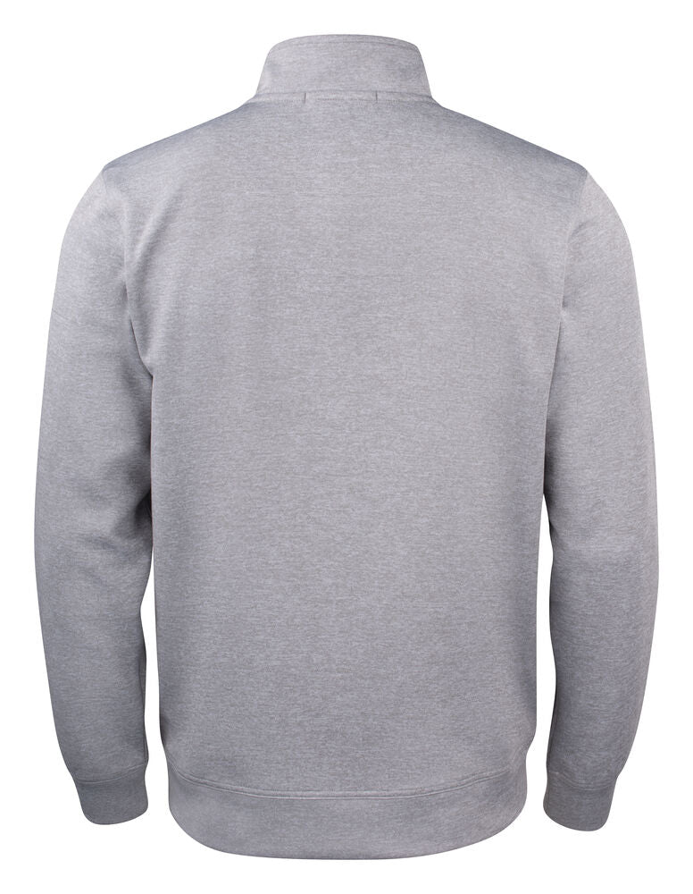 Clique Basic Active Cardigan grijsmelange achterkant