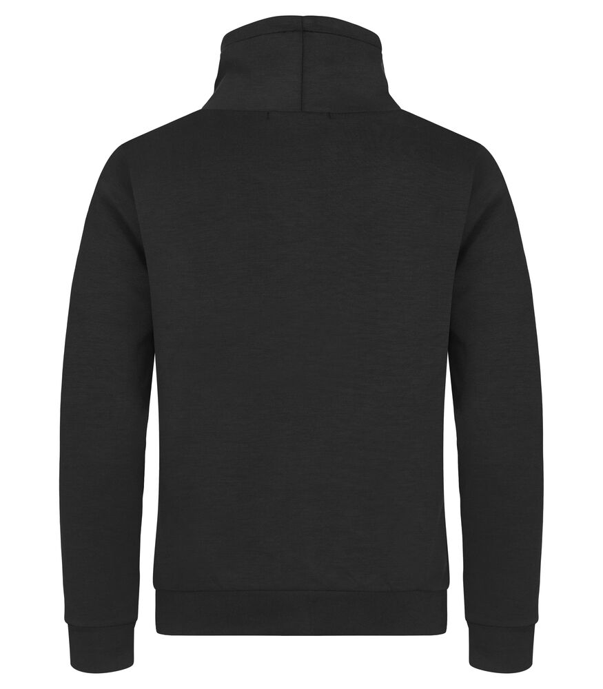 Clique Hobart Sweatshirt Heren zwart achterkant