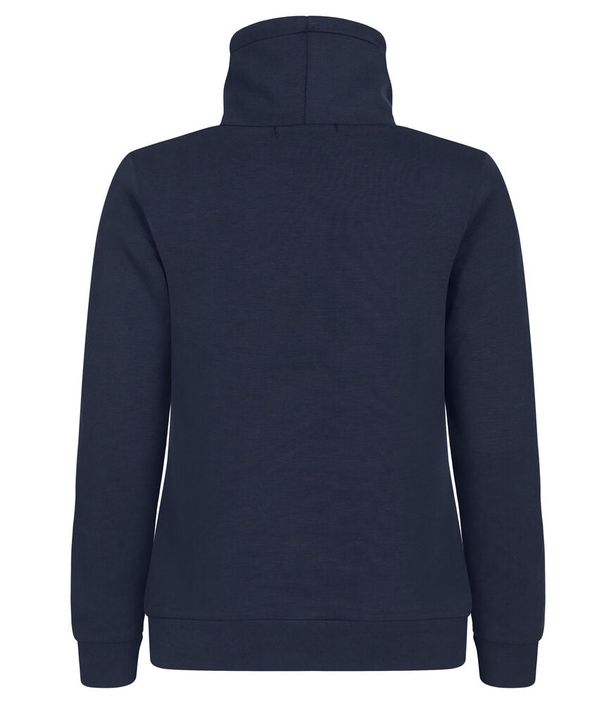 Clique Hobart sweatshirt Dames dark navy achterkant