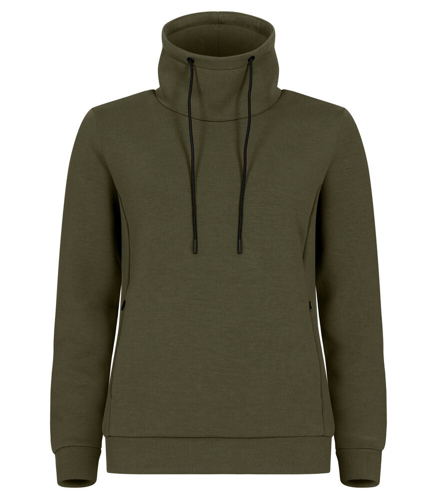 Clique Hobart sweatshirt Dames mistgroen