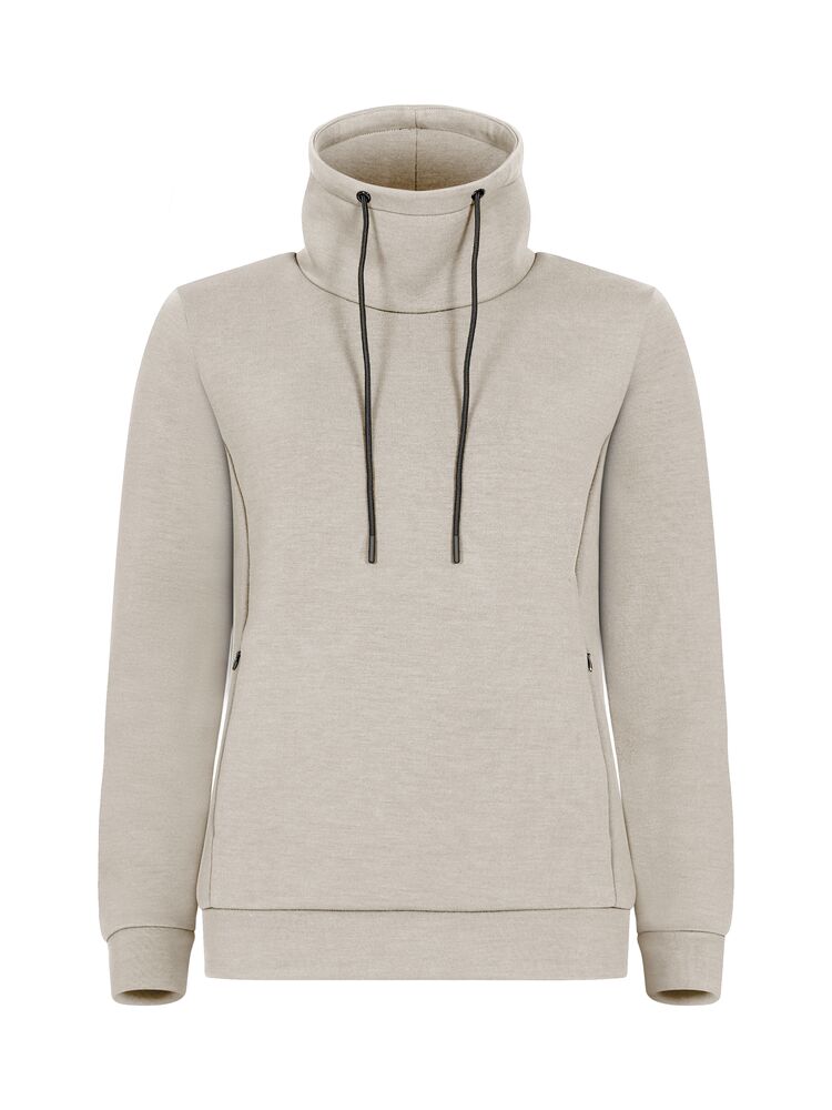 Clique Hobart sweatshirt Dames steengrijs