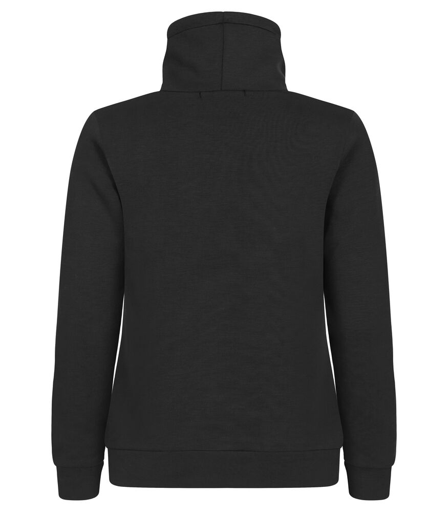 Clique Hobart sweatshirt Dames zwart achterkant