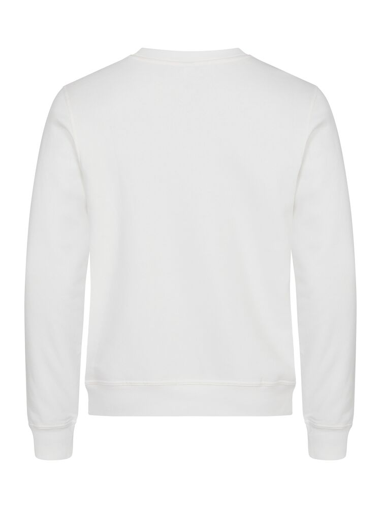 Clique Basic Roundneck wit achterkant